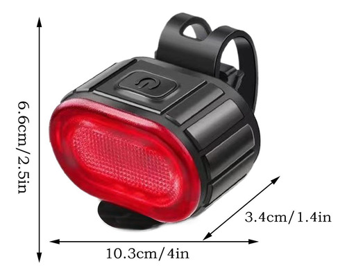 Juego De Luz De Bicicleta Luz De Bicicleta Recargable Faros