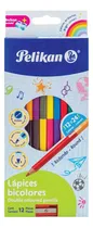 Comprar Lapices De Colores Pelikan Bicolores 24 Colores (12 Lapices)