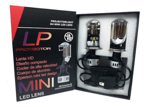 Kit Cree Led H4 Lupa Csp Lupa Proyector Premium Alta Baja