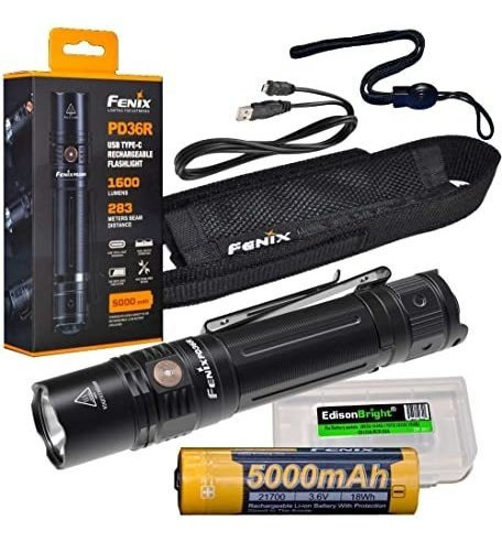 Fenix ¿¿pd36r 1600 Lúmenes Cree Led Usb Recargable Linterna 