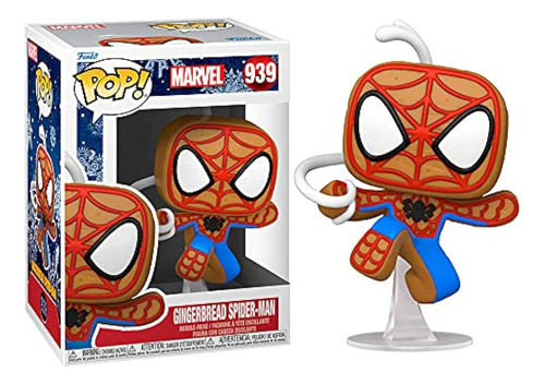 ¡funko Pop! Marvel: Gingerbread Spider-man