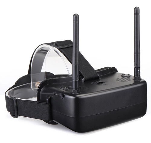 Gafas Fpv Analógas Eachine Ew30 Dvr Y Doble Antena Dron Y Rc