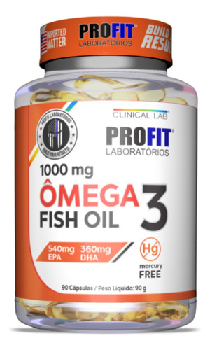 Omega 3 - 90 Cápsulas - 1000 Mg - Profit