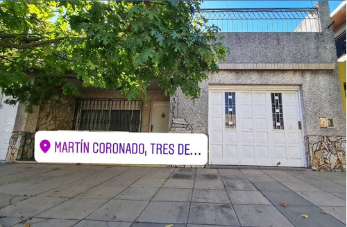 En Venta En Martin Coronado Casa Sobre Lote De 10x18; De 3 Ambientes En Muy Buen Estado; Amplio Garage Para Dos Autos; F: 8600