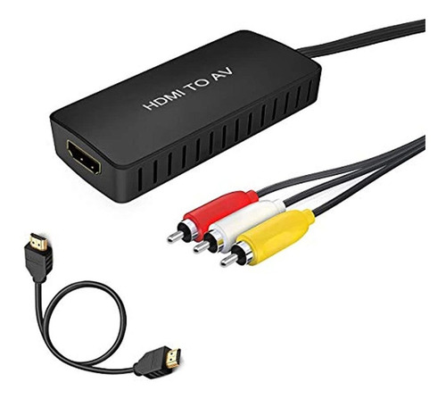 Convertidor De Hdmi A Rca, Adaptador Convertidor De Audio De