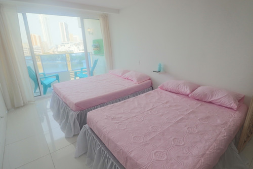 Imagen 4 de 14 de Apartamento 804 Cartagena Alquiler Por Noches Frente Al Mar