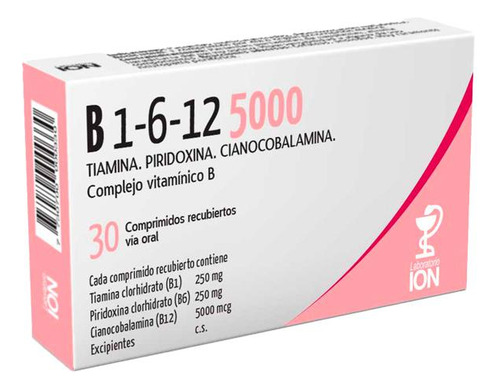 B1 B6 B12 5000 30 Comprimidos