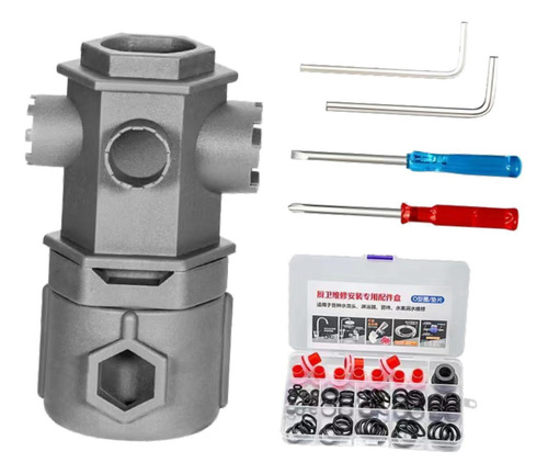 Llave Para Grifo Con Destornillador, Herramienta Compacta De