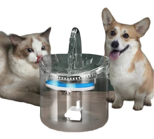 Fuente De Agua Para Mascotas Perros Y Gatos Bebedero 