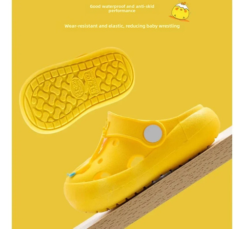 Lindas Sandalias De Dibujos Animados Con Zuecos Antideslizan