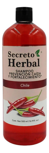  Shampoo Secreto Herbal Anticaída Fortalecimiento Chile 500ml