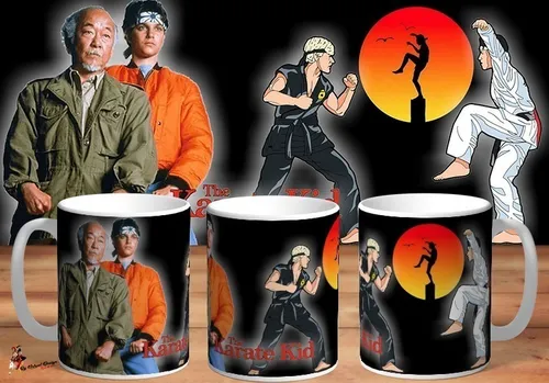 Taza De Ceramica The Karate Kid Retro 4k Art 02