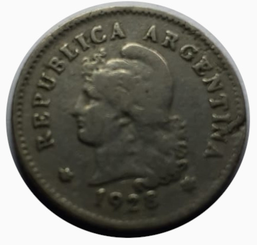 Moneda Argentina 1928 10 Centavos