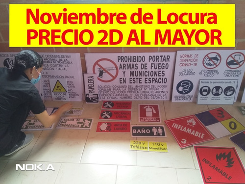Imagen 1 de 10 de Avisos Industriales Señalizacion Señales