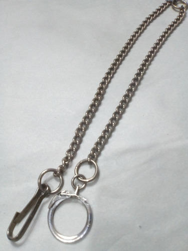 Cadena Antigua, Reloj Bolsillo, Llavero 41cm Imperdible (Usado)