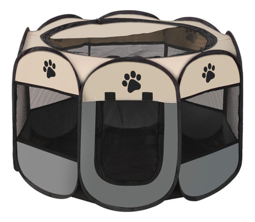Corral Plegable Octagonal Para Mascota Chica