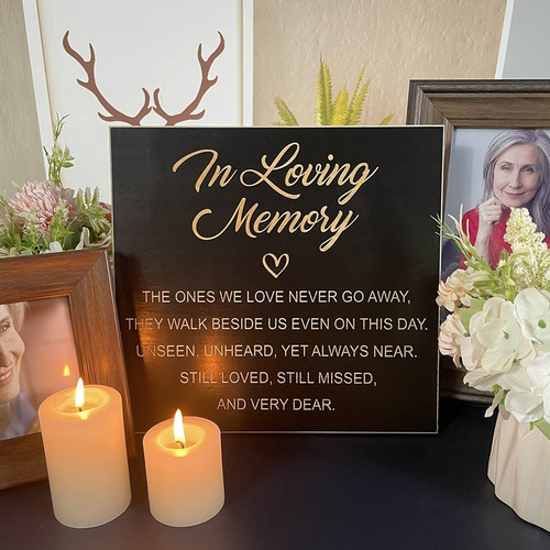In Loving Memory Sign Regalo De Simpatía Por Pérdida ...