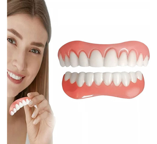 Zm 1 Conjunto Profissional Dentes Protéticos Silicone Bri