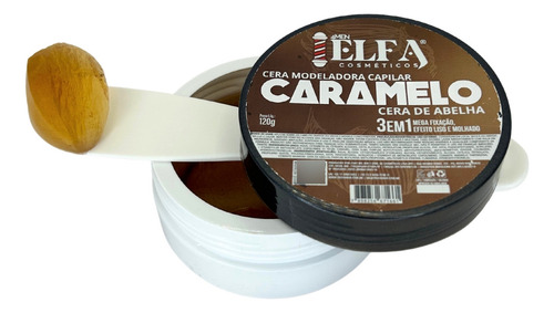 Fixador Para El Cabello Em Pomada Elfa 4men Cera De Abelha