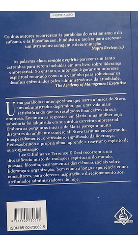 Liderança Com Alma, De Lee G. Bolman E Terrence E. Deal. Editora Ediouro, Edição 1 Em Português