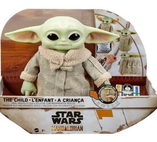 Baby Yoda Animatronico Camina A Control Grogu Mandalorian