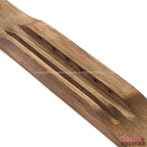 Imagen 3 de 10 de Puente Para Guitarra Criolla Clasica Madera Maciza 3/4 4/4