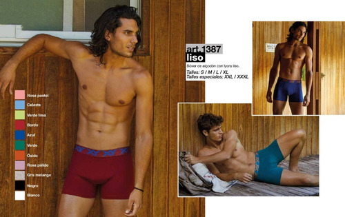 Imagen 9 de 10 de Promo Pack Por 6 Boxer Xy Algodon Con Lycra Estampados