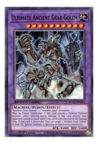 Yugioh! Ultimate Ancient Gear Golem