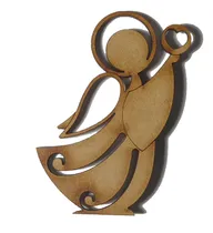 Comprar 25 Angelitos Bautismo Comunión Navidad 10cm Alto Fibrofácil