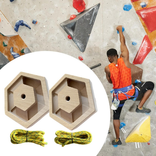 2pcs Escalando Treinar Hangboard Treinamento Portátil