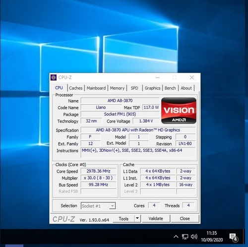 Processador Amd A8-3870k