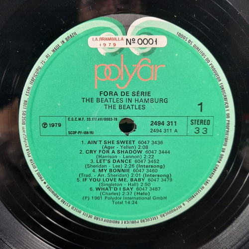 Imagem 3 de 6 de Vinil Lp The Beatles In Hamburg Fora De Série Ótimo Estado