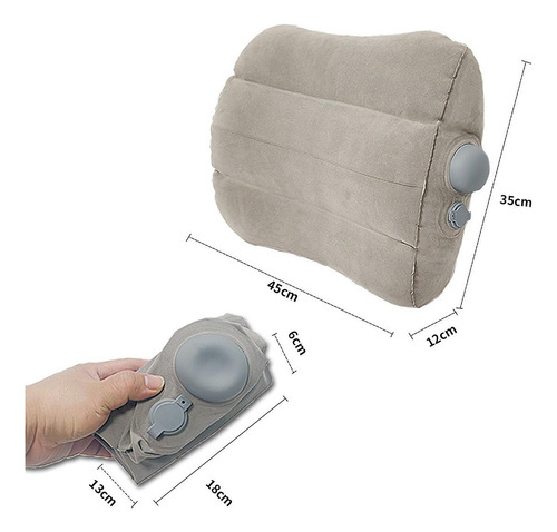 Presione El Cojín De Soporte Lumbar De La Almohada De