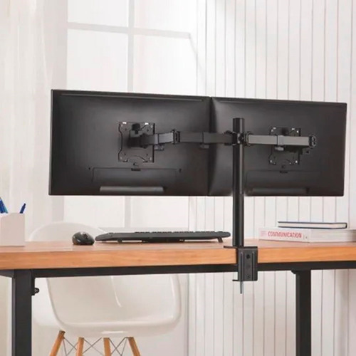 Imagen 3 de 8 de Soporte Para Dos Monitores Brazos Monitor 14 A 27 Pulgadas