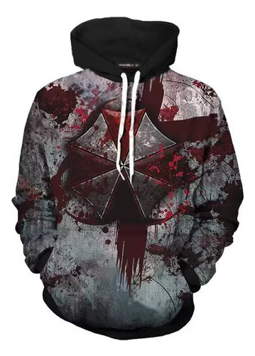 Sudadera Con Estampado Digital Creativo Resident Evil Umbrel