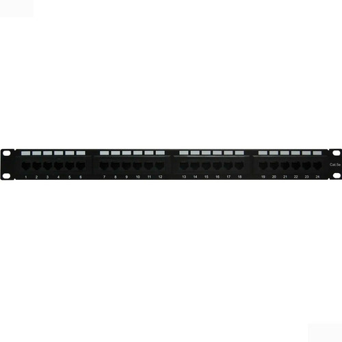 Patch Panel Cat5e 24puertos Jacks Incluidos 1ur Ens-pa24p5e