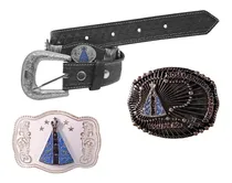 Comprar Conjunto Cinto + 2 Fivelas Nossa Senhora Aparecida Oferta
