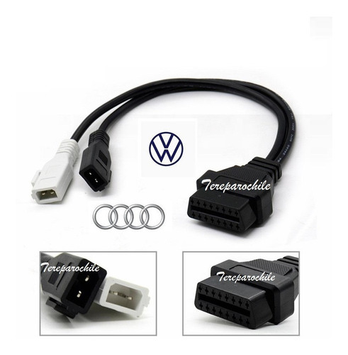 Cable Adaptador Audi Volkswagen Vag Obdi A Obdii 4 Pin A 16