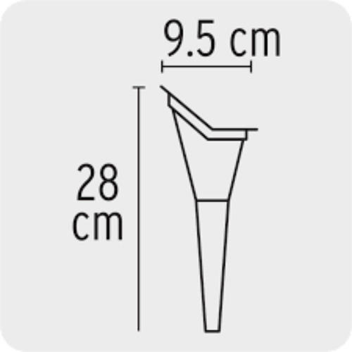 Imagen 2 de 3 de Embudo Plástico Flexible Truper Emb-25