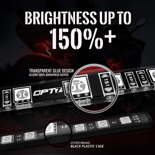 Opt7 Aura - Kit De Iluminacion Led Para Motocicleta, Kit De
