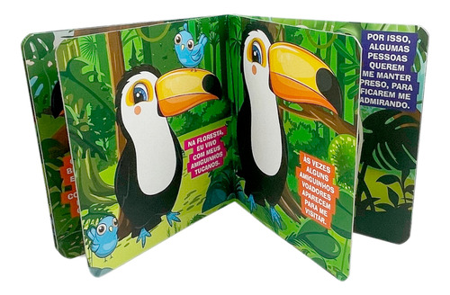 Coleção Meu Livrinho com Pelúcia - O Tucano, de a Line. On Line Editora, capa mole, edição 1 em português, 2023