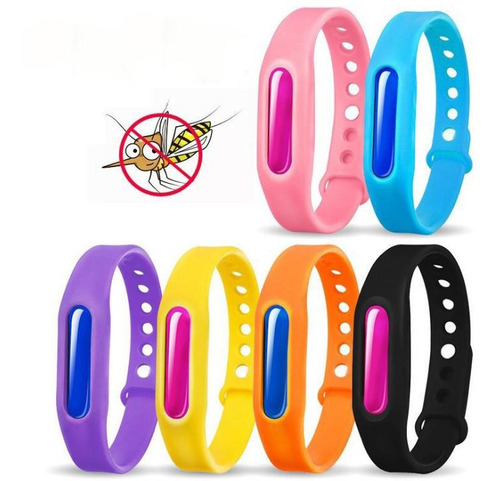 10 Pulseras Repelente Mosquitos Zancudos Moscos Silicon Agua