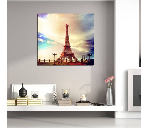 Vinilo Decorativo 60x60cm Paris Torre Eiffel Francia
