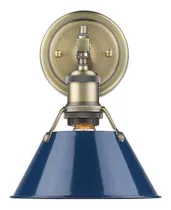 Comprar Golden Lighting 3306-ba1 Ab-nvy Orwell Tocador Baño Azul
