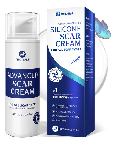 Crema Para Cicatrices En Gel Rvlaim Advanced Silicone 50 G