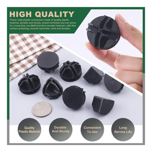 Keadic 91pcs Conectores De Plástico De Cubo De Alambre De Y