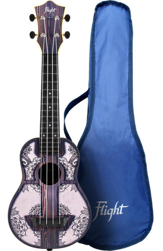 Ukelele Flight Soprano Tus40 Mw Con Funda Meses