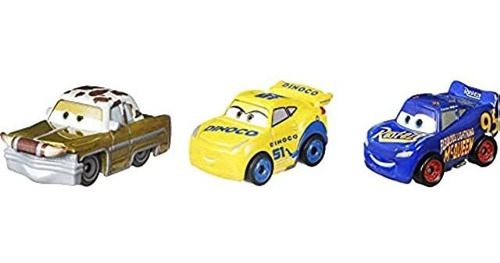 Disney Cars Mini Racers Race At Willy's Butte Paquete De 3