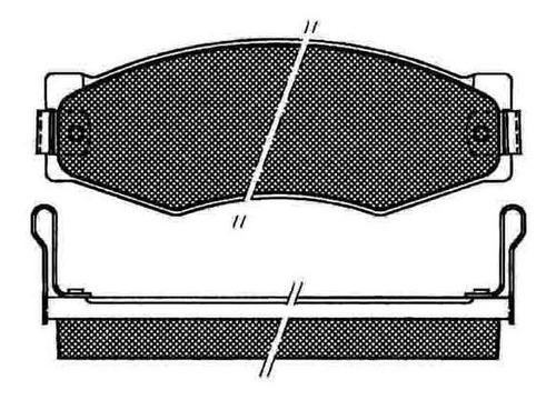 Pastilla De Freno Nissan ---pathfinder 90/94 Delantera