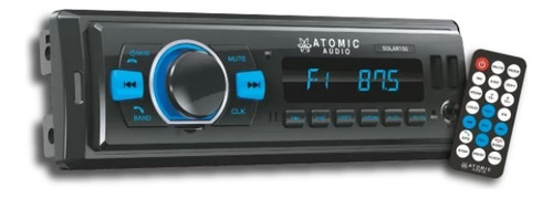 Estereo Un Din Atomic Audio. Solar150 Chasis Corto .